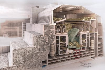 Science & Vie - coupe du réacteur nucléaire de Tchernobyl
