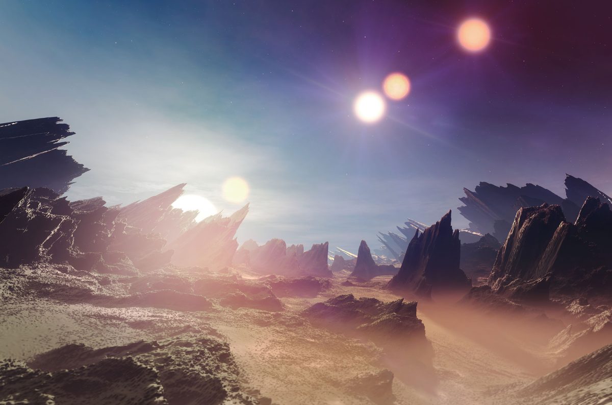 Exoplanètes aux cinq soleils Exoplanètes aux cinq soleils